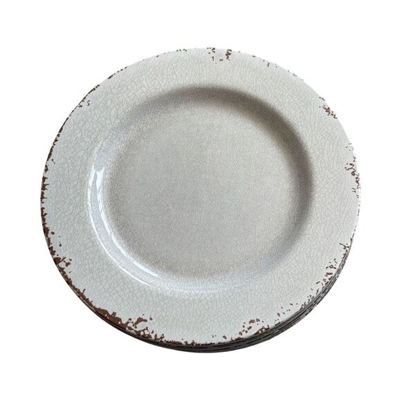 William Sonoma Rustic Dinner Plate Set of 4 - Picture 1 of 2